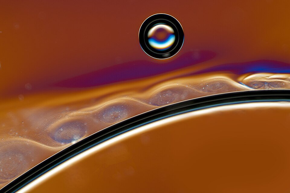 Counter-rotating vortexes in shear flow